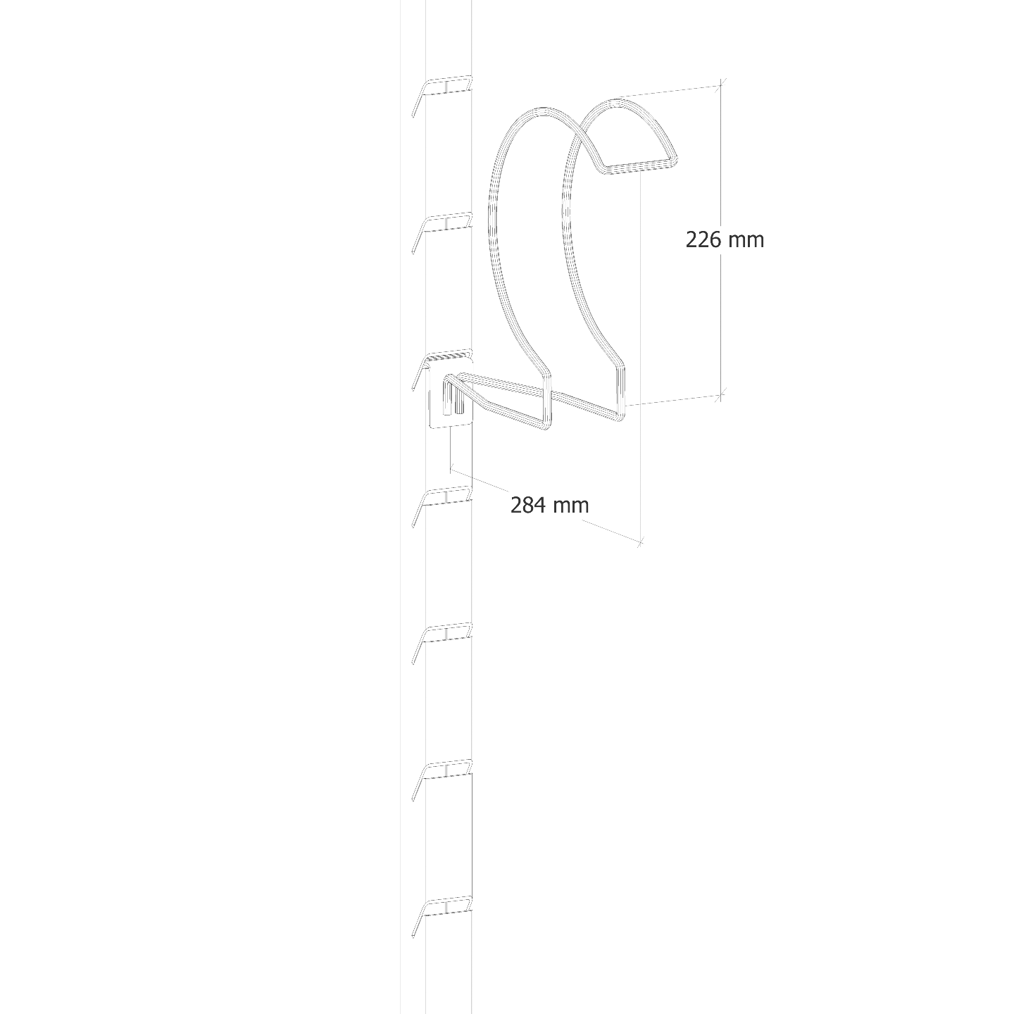 SUPPORT CASQUE MOTO 1P