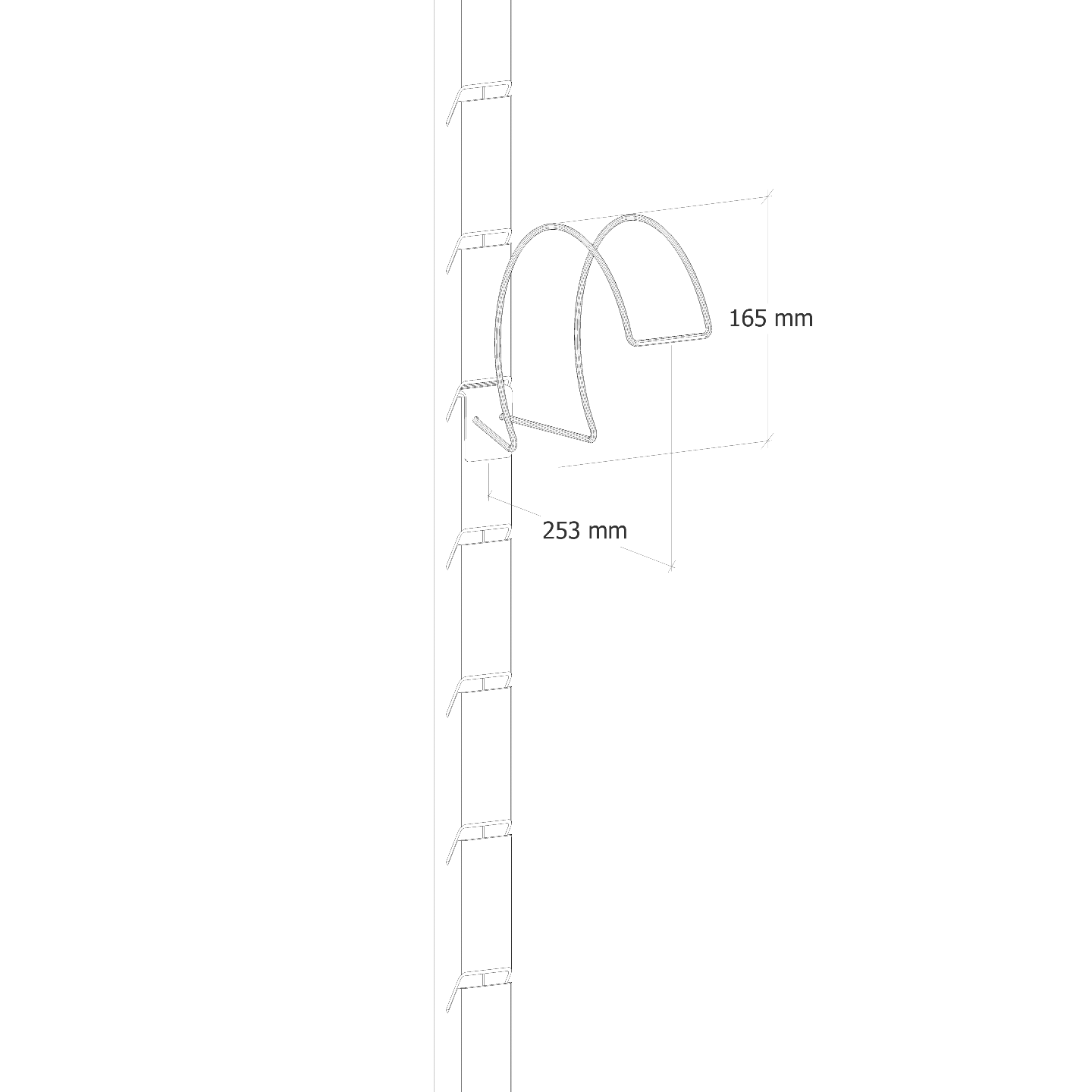 SUPPORT CASQUE SKI 1P