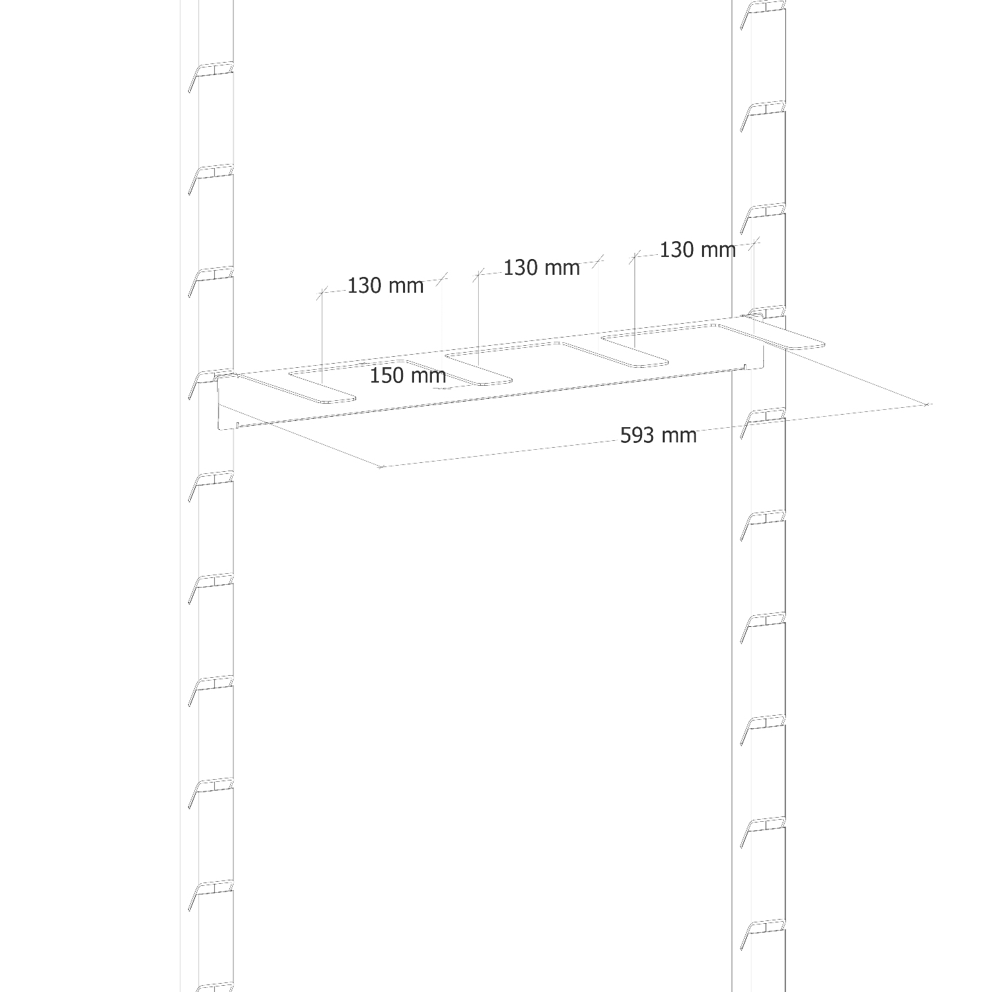 SUPPORT STOCK SKI 2P